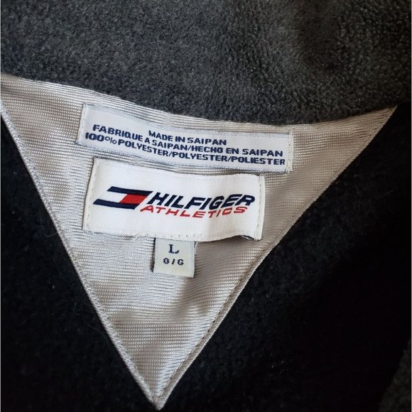 VINTAGE '90s TOMMY HILFIGER FLEECE JACKET - Picture 4 of 9